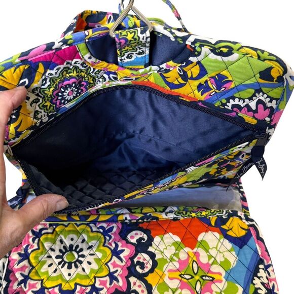 Vera Bradley Hanging Travel Organizer Cosmetic Bag Jewelry Makeup Rio Floral - Picture 5 of 8